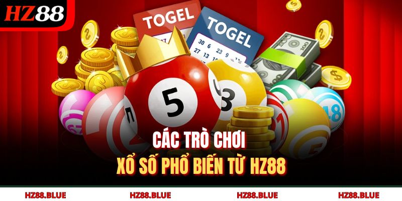 Các trò chơi xổ số phổ biến từ HZ88
